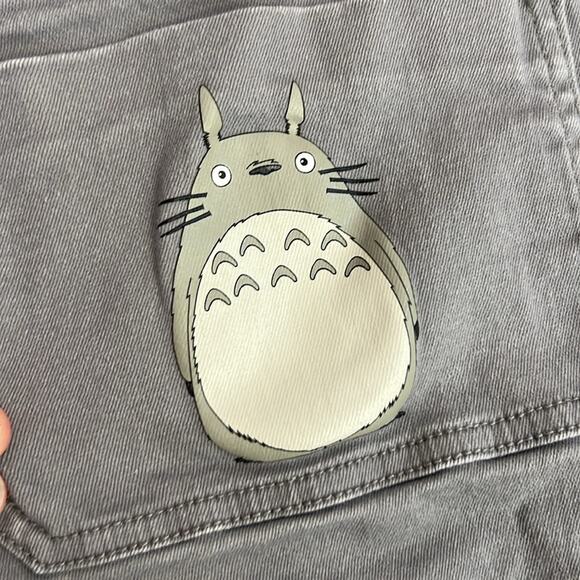 Women’s Her Universe Studio Ghibli Totoro Gray overall cotton mini Dress size L - Picture 4 of 8